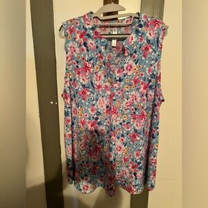 Dear Scarlett Floral Sleeveless Top